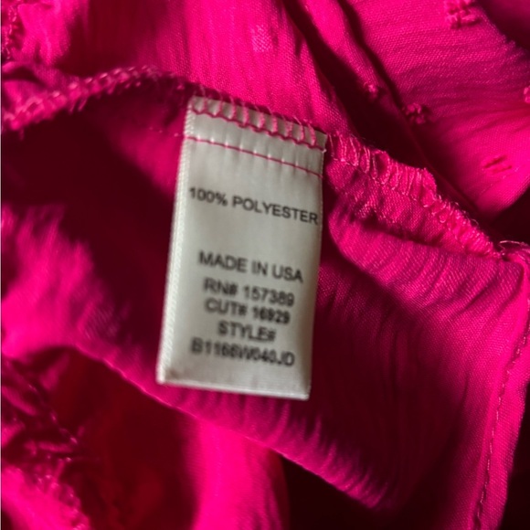 ALTAR’D STATE PINK BABY DOLL RUFFLE CUT-OUT TIE BACK BEACH CROP TOP SZ XS NWT - Picture 8 of 8